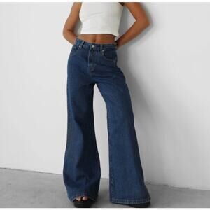 Charcoal Ethan Wide Leg Jeans Size 4 MWT
